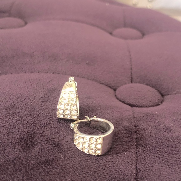 COPY - Touchstone Crystal Huggie earrings. - Picture 2 of 6